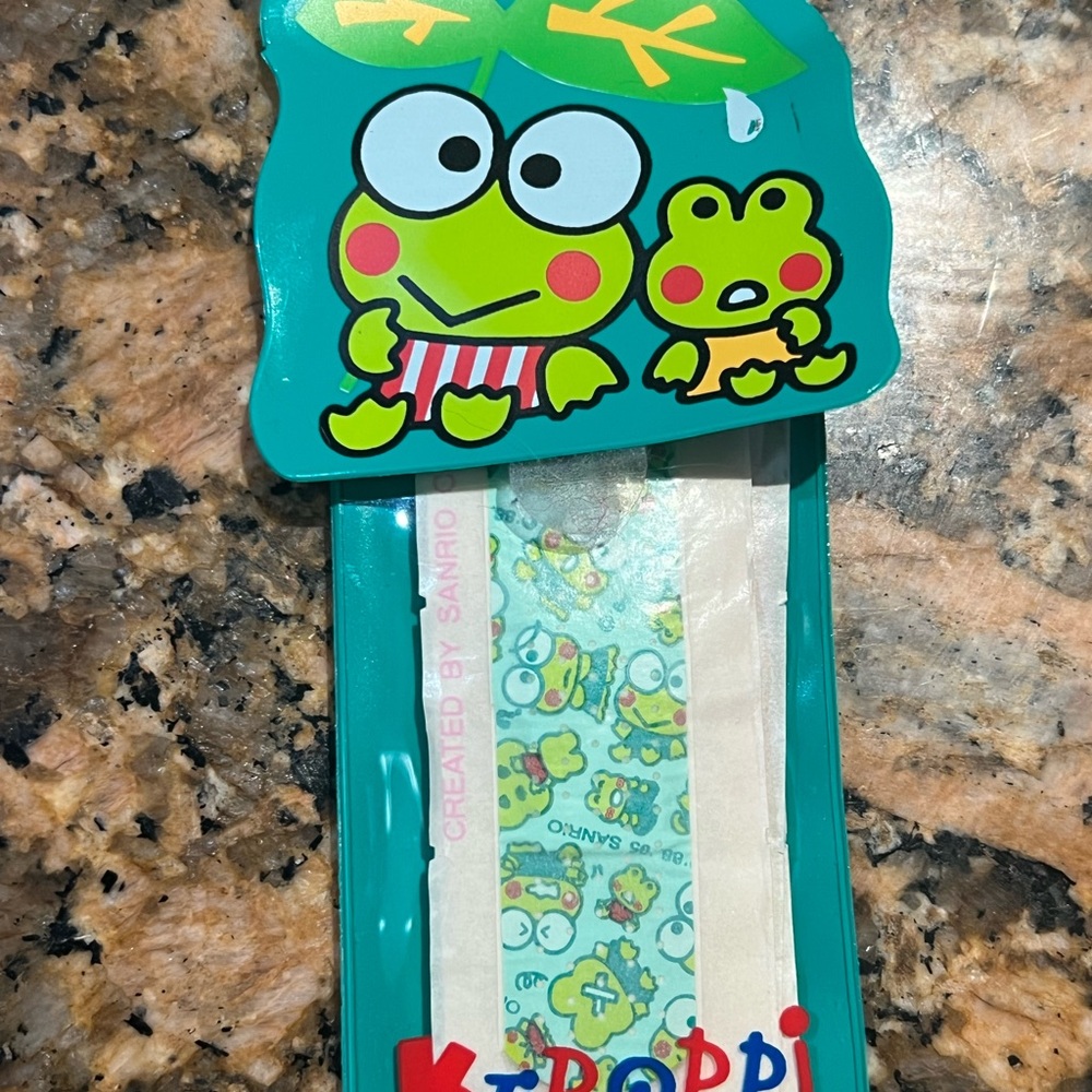 Vintage Sanrio Keroppi Bandages case